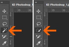 foto's bewerken photoshop toverstaf en snelle selectie